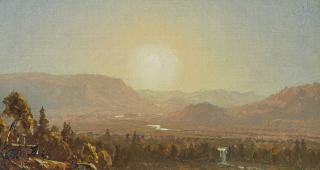 Sanford Robinson Gifford - Sketch for \'A Catskill Study\'