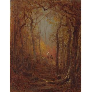 Sanford Robinson Gifford - Sketch For The Woods In Autumn