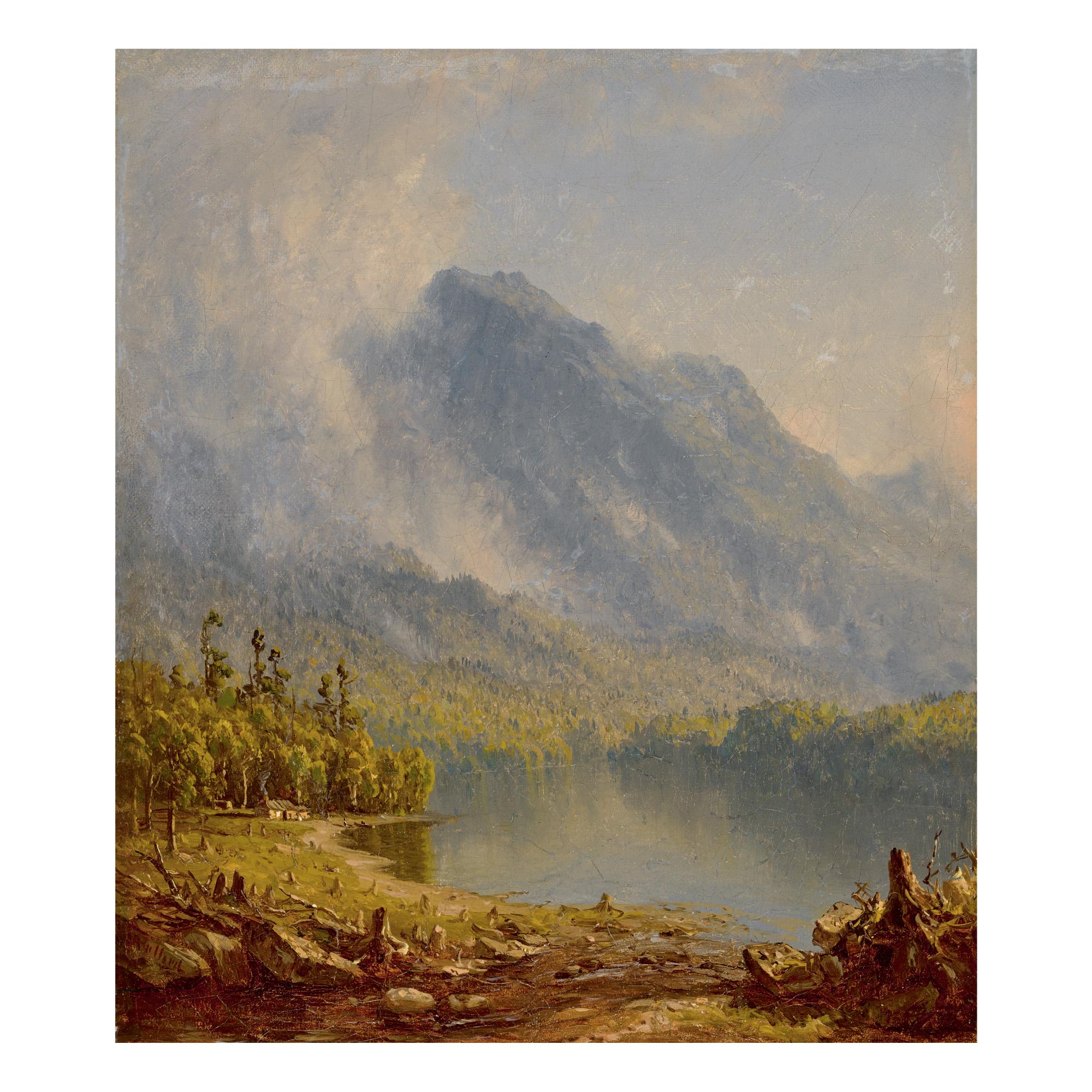 Sanford Robinson Gifford - Study For \'Morning In The Adirondacks, 1867\'