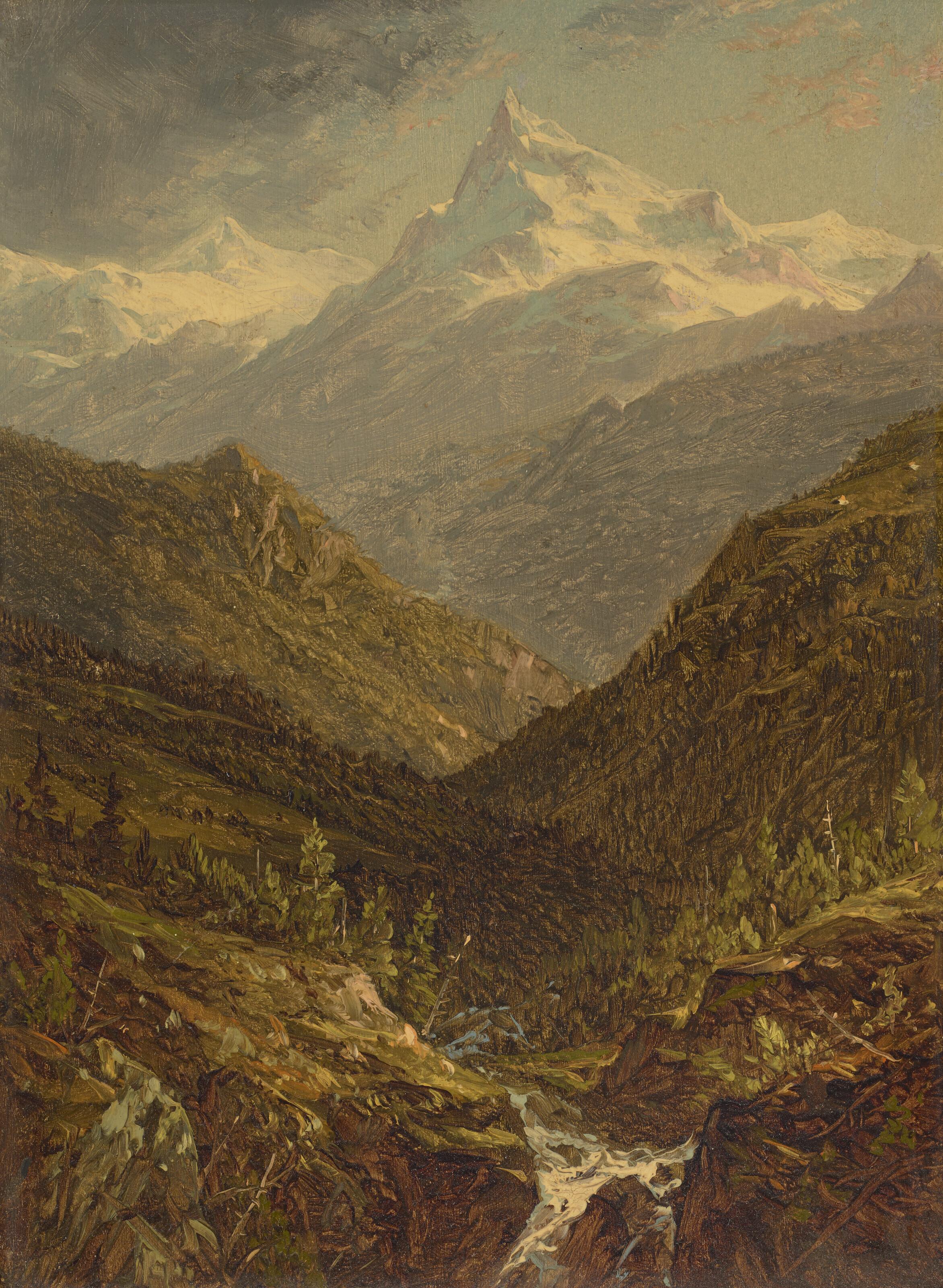 Sanford Robinson Gifford - Swiss Alps