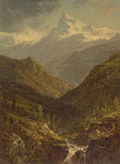 Sanford Robinson Gifford - Swiss Alps