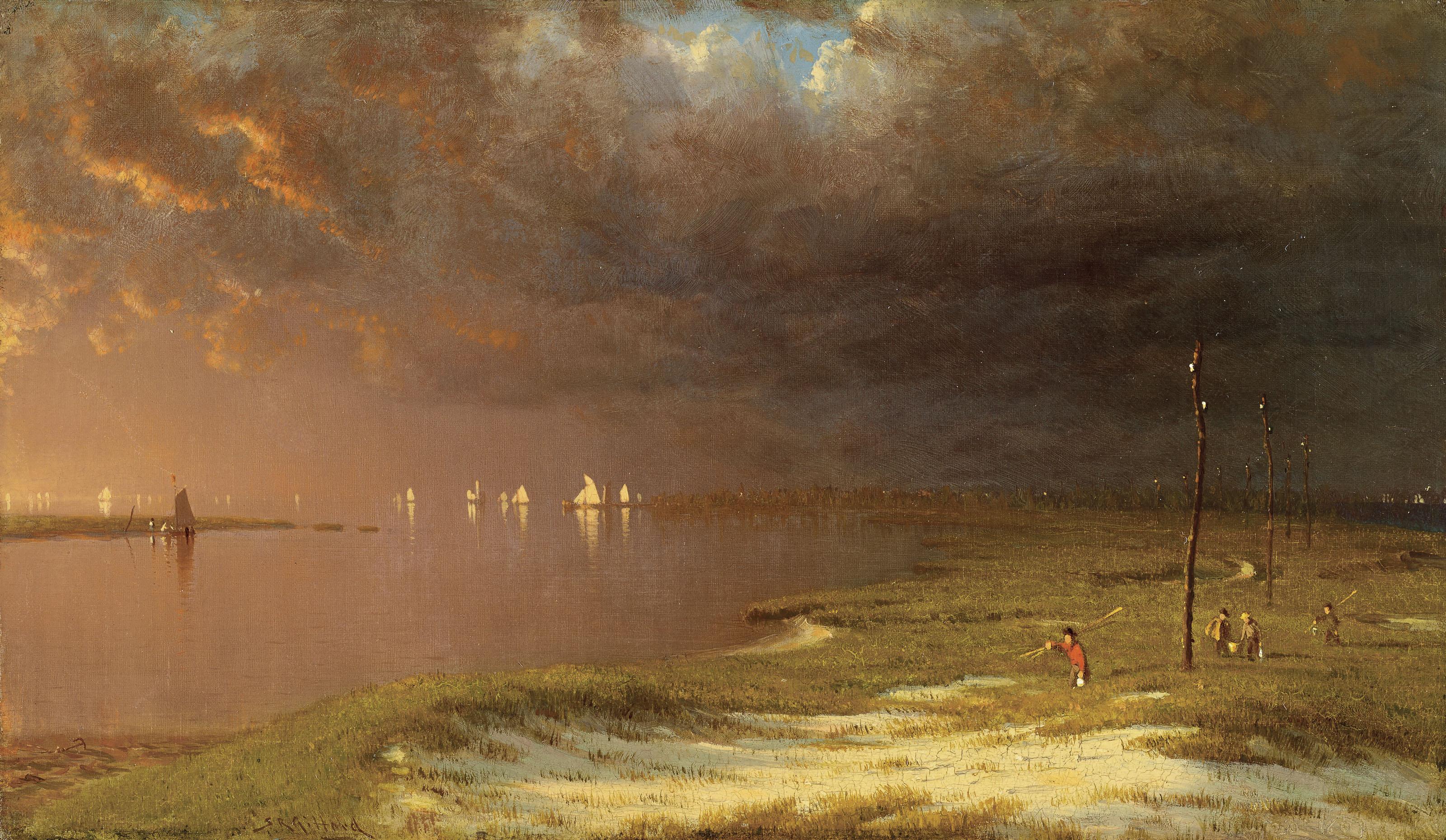 Sanford Robinson Gifford - The Mouth Of The Shrewsbury River