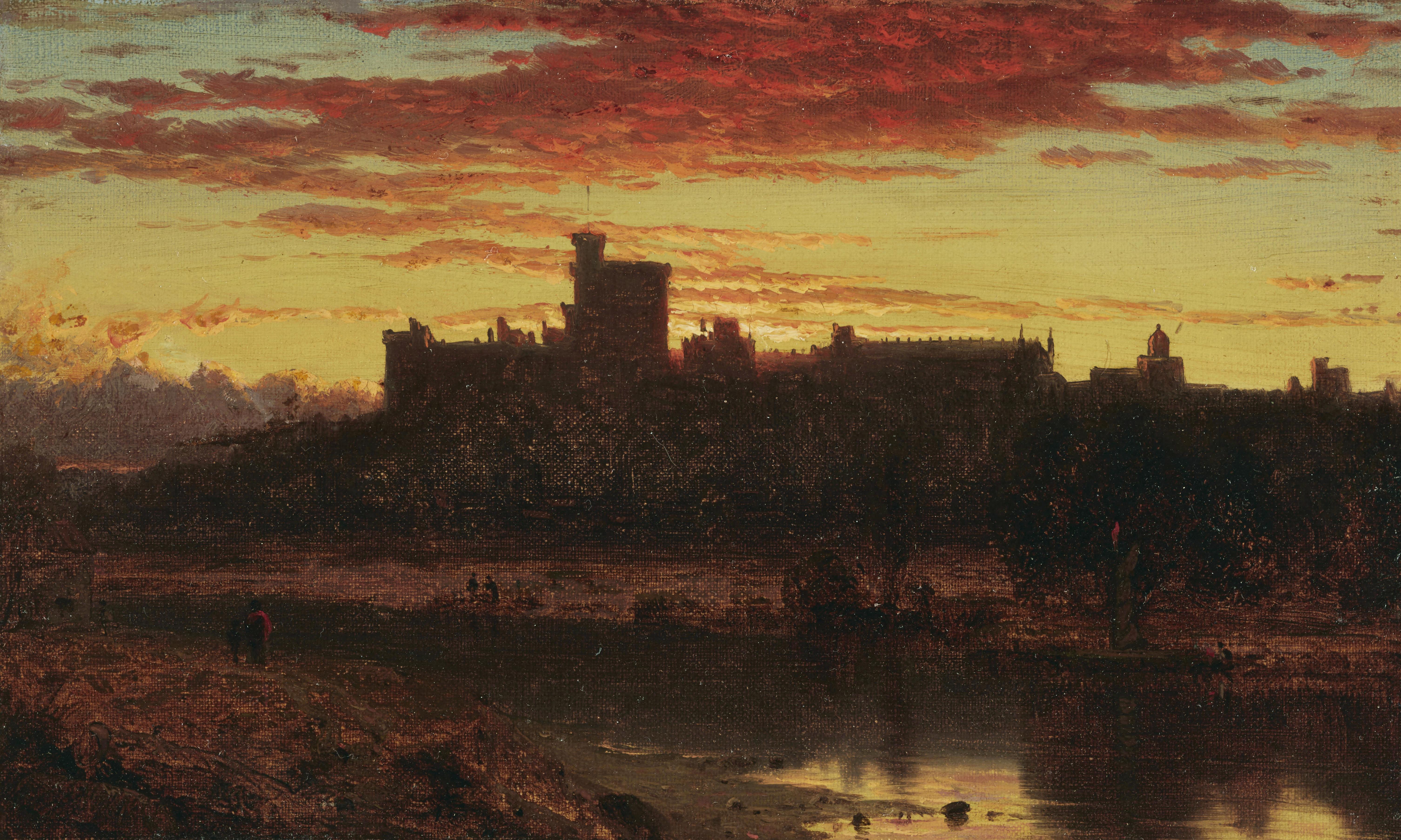 Sanford Robinson Gifford - Windsor Castle at Sunrise