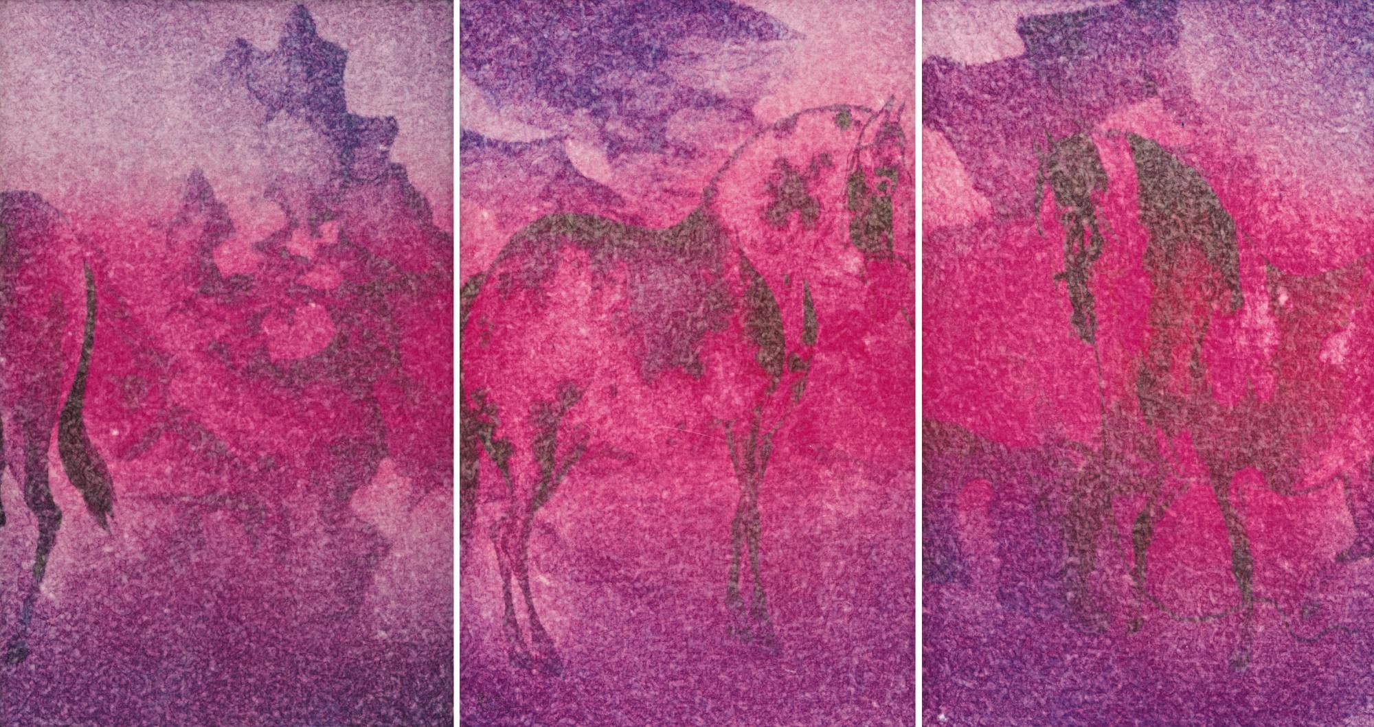 Sang Huoyao -  No.1 Dialogue Of Prosperity (Triptych)