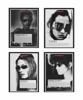 Sanja Ivekovic - ?enska kuca (Suncane naocale) (Women’s House (Sunglasses)) (i) Veronica (ii) Nadia (iii) Sonia (iv) Mercedes