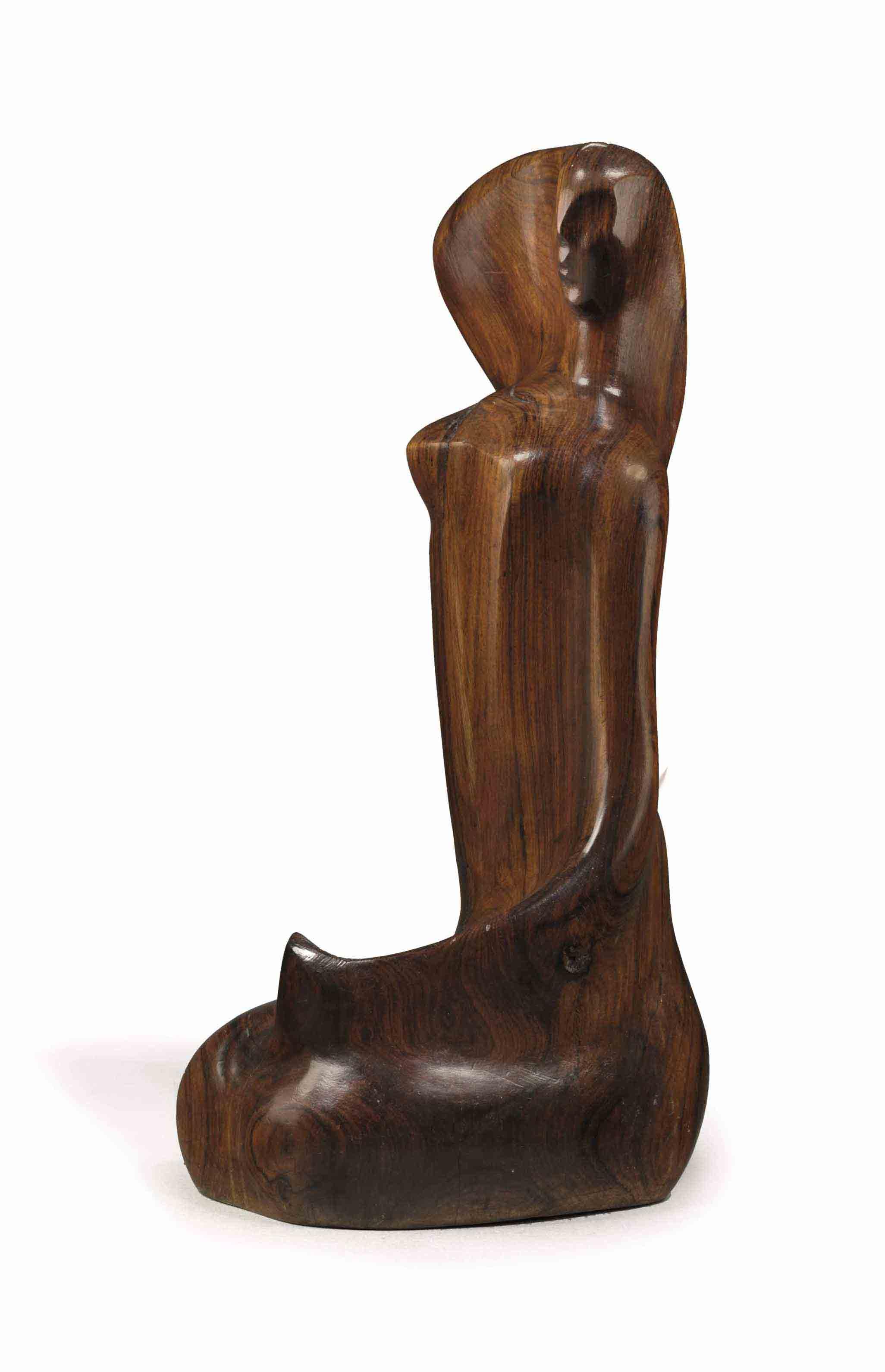 Sankho Chaudhuri - Untitled (Figure of a Woman)