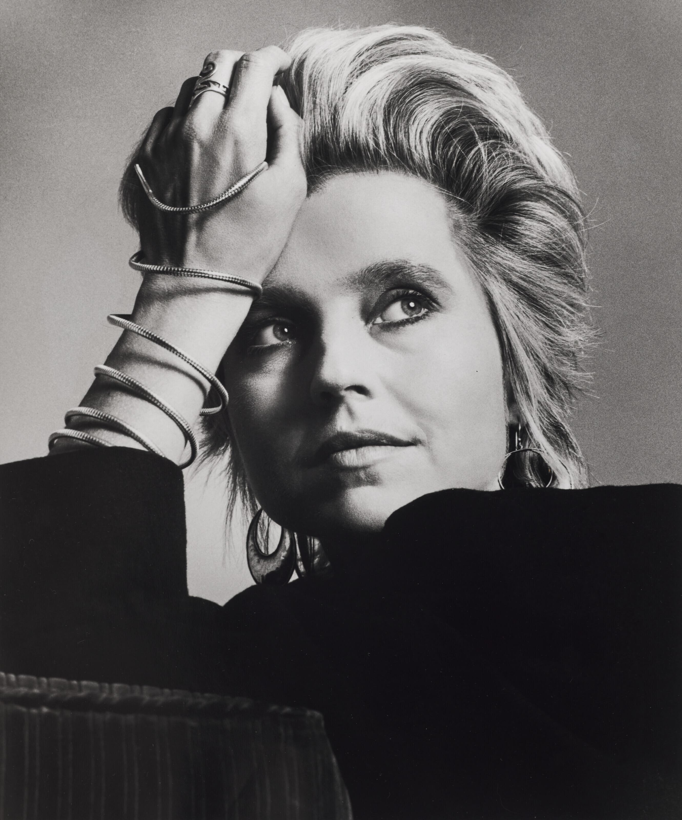 Sante D\'Orazio - Hanna Schygulla for German Vogue, 1984