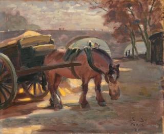Santeri Salokivi - A Horse By The Seine.
