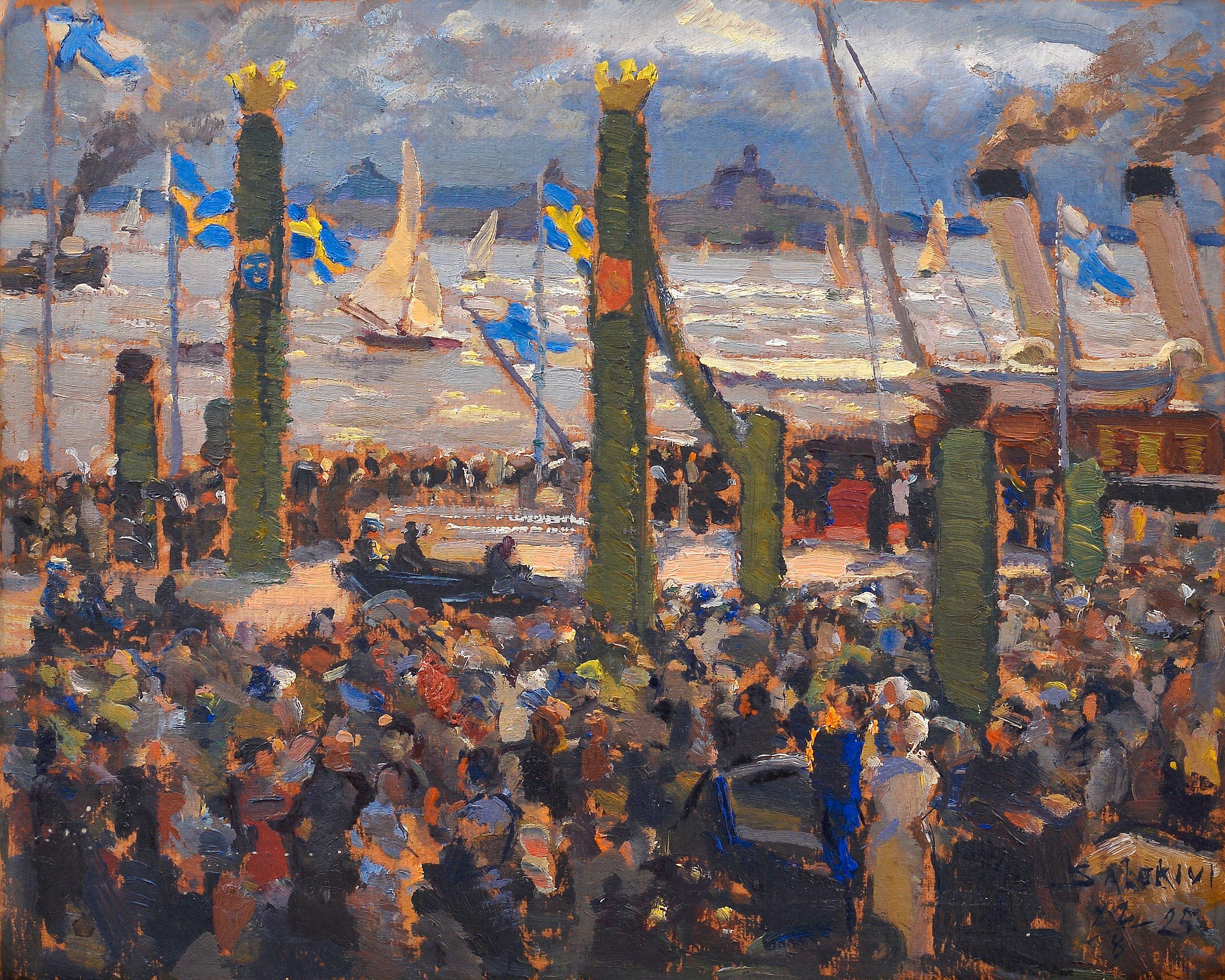 Santeri Salokivi - Gustav V Visiting Finland