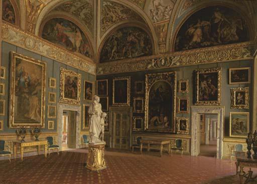 Santi Corsi - The Iliad Room in the Pitti Palace