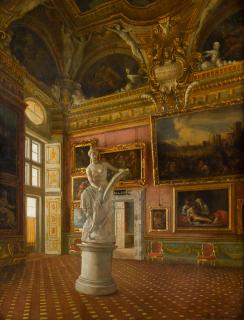 Santi Corsi - The interior of the Pitti Palace