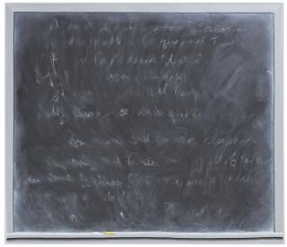 Santiago Cárdenas - Tablero Con Tiza Gris