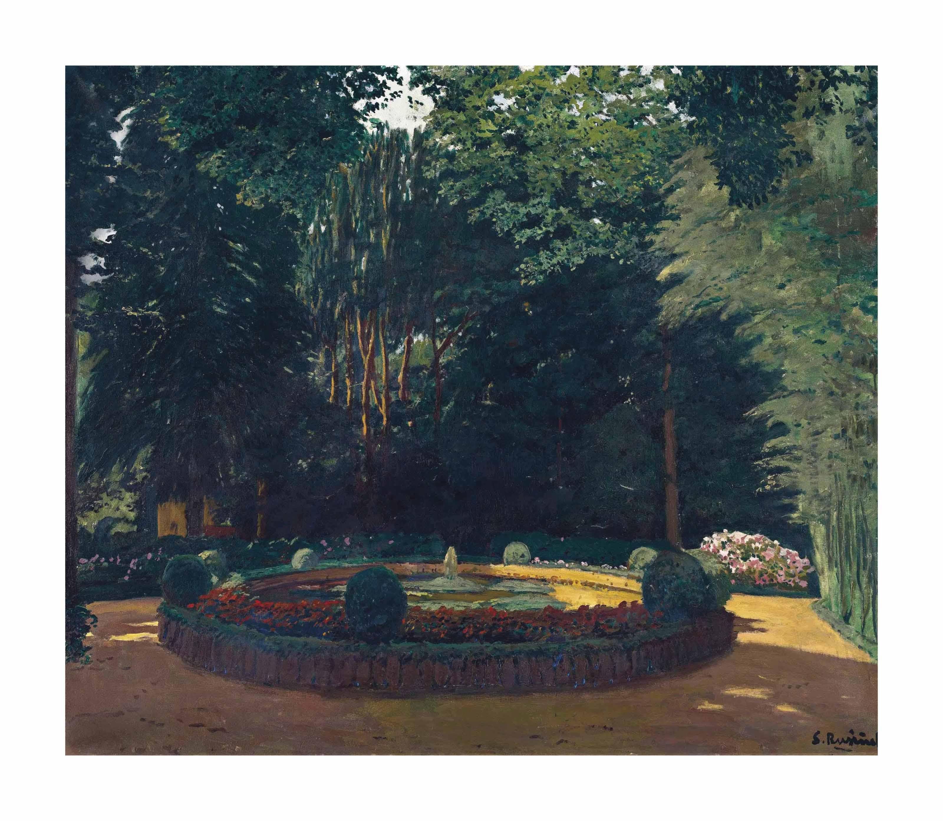 Santiago Rusiñol Y Prats - Brollador del Parc Badés, Arbúcies