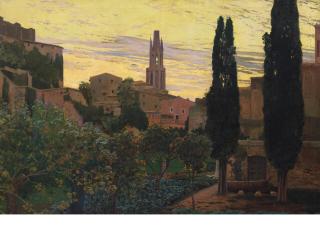 Santiago Rusiñol y Prats - Campanars : Lumière Du Soir, Gérone