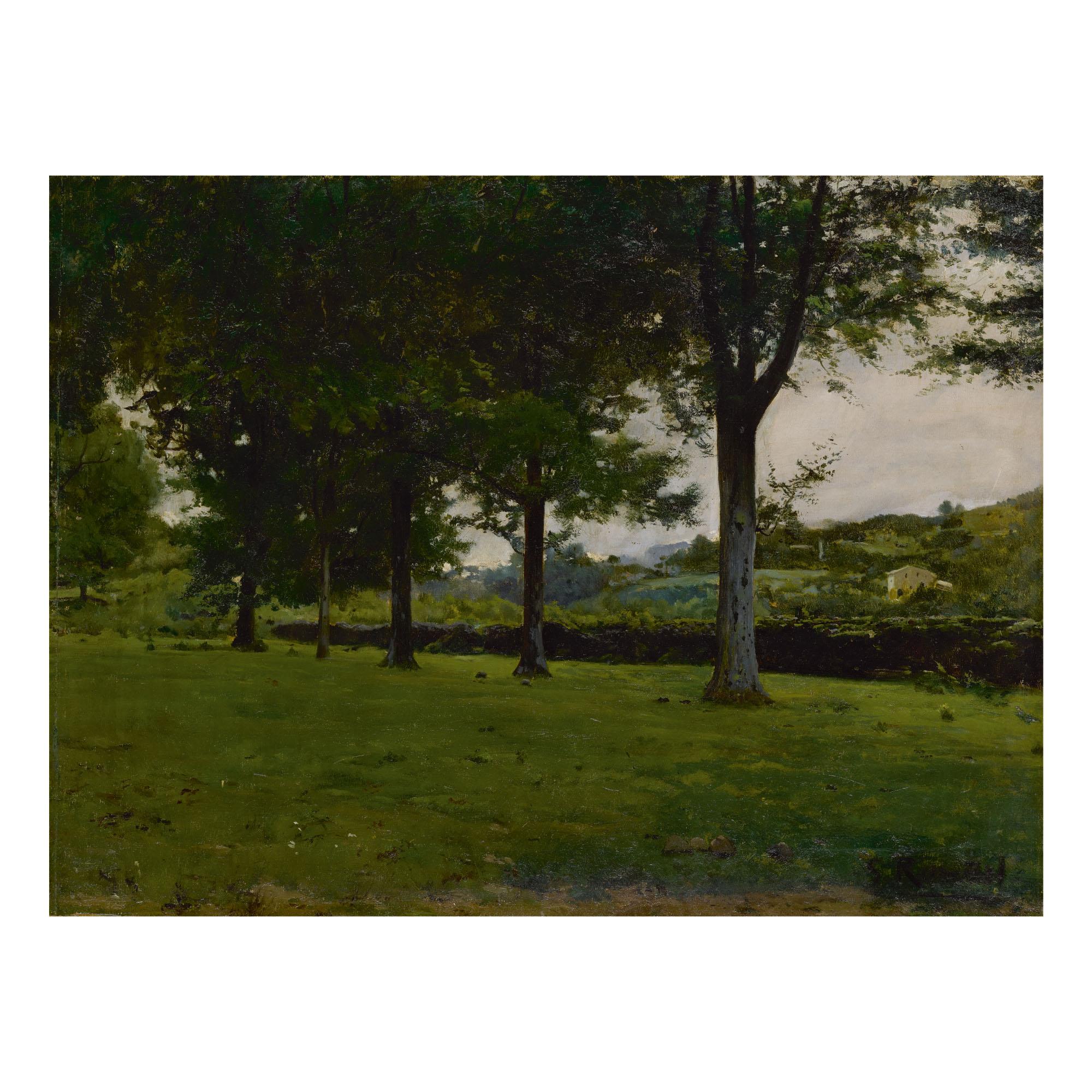 Santiago Rusiñol - Bosc De Cuní Garden In Olot