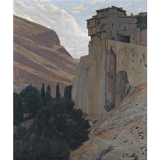 Santiago Rusiñol - Spanish casas Colgantes, Cuenca (The Hanging Houses, Cuenca)