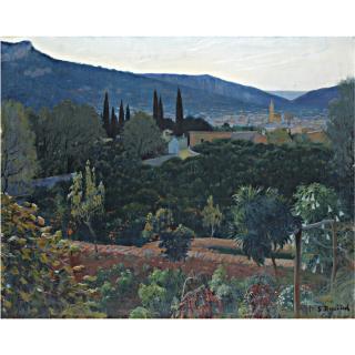 Santiago Rusiñol - Spanish el Valle, Soller (View Over Soller)