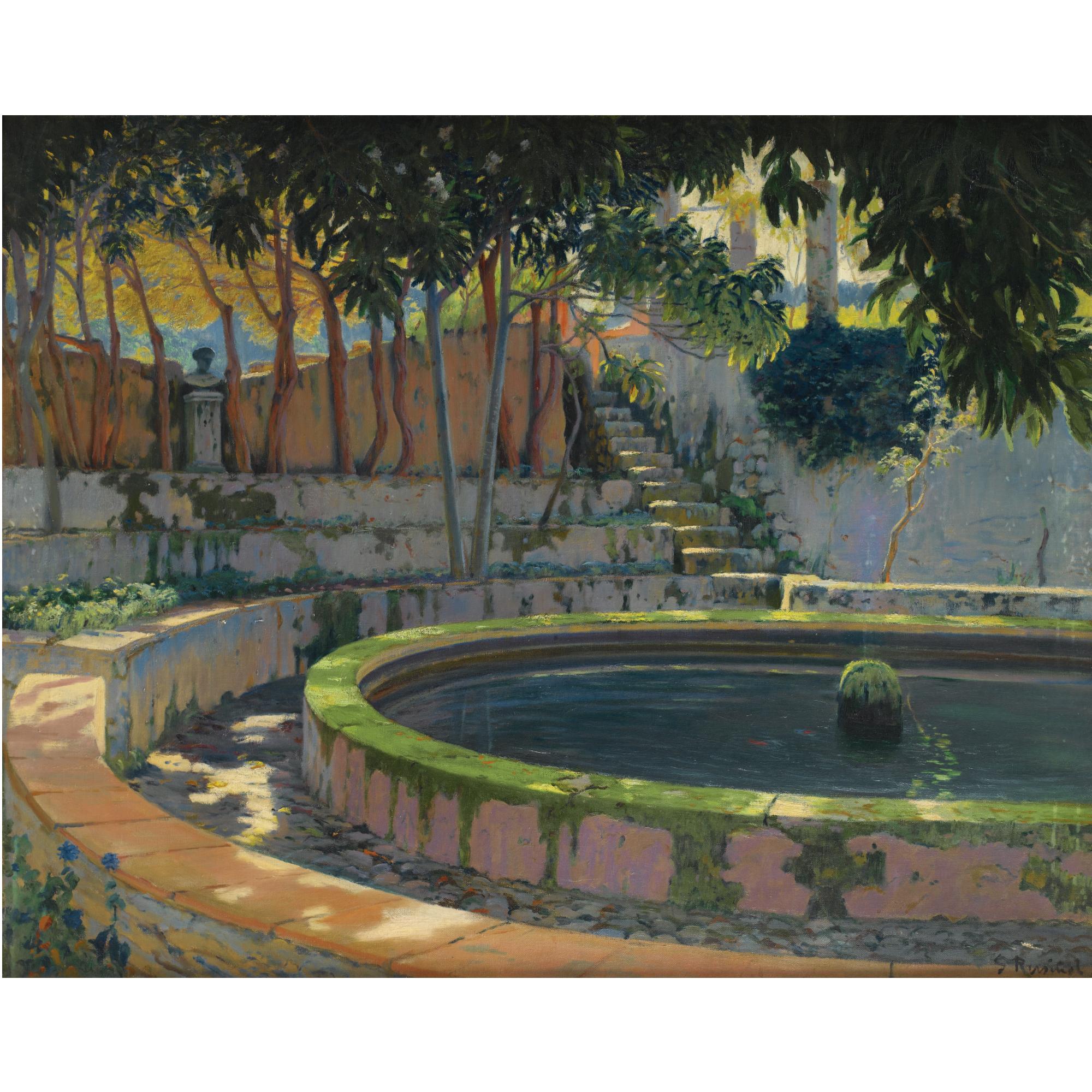 Santiago Rusiñol - Spanish jardín De Las Elegías, Son Moragues, Valldemosa (Garden Of The Elegies, Son Moragues, Valldemosa)