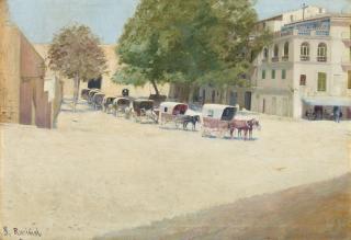 Santiago Rusiñol - Spanish Paseo De Mallorca