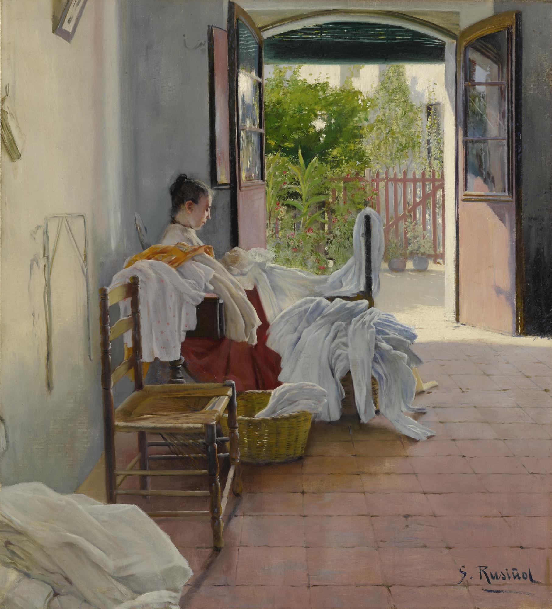 Santiago Rusiñol - Spanish the Seamstress, Sitges