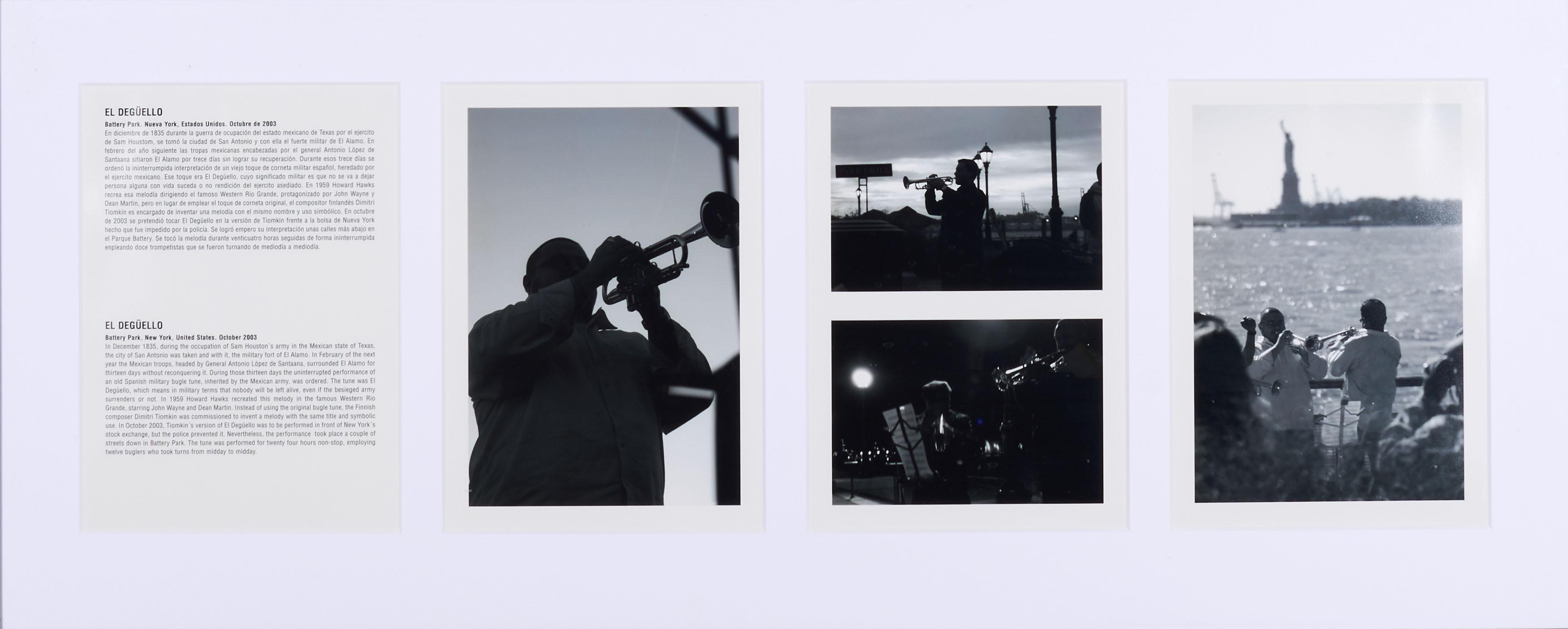 Santiago Sierra - El Deguello, Battery Park, New York, United States, October 2003.