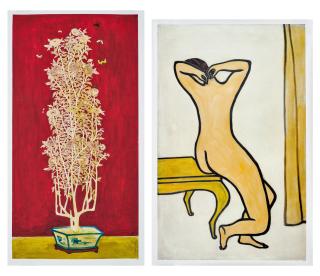 Sanyu - a. Chrysanthemum; b. Woman in Bath