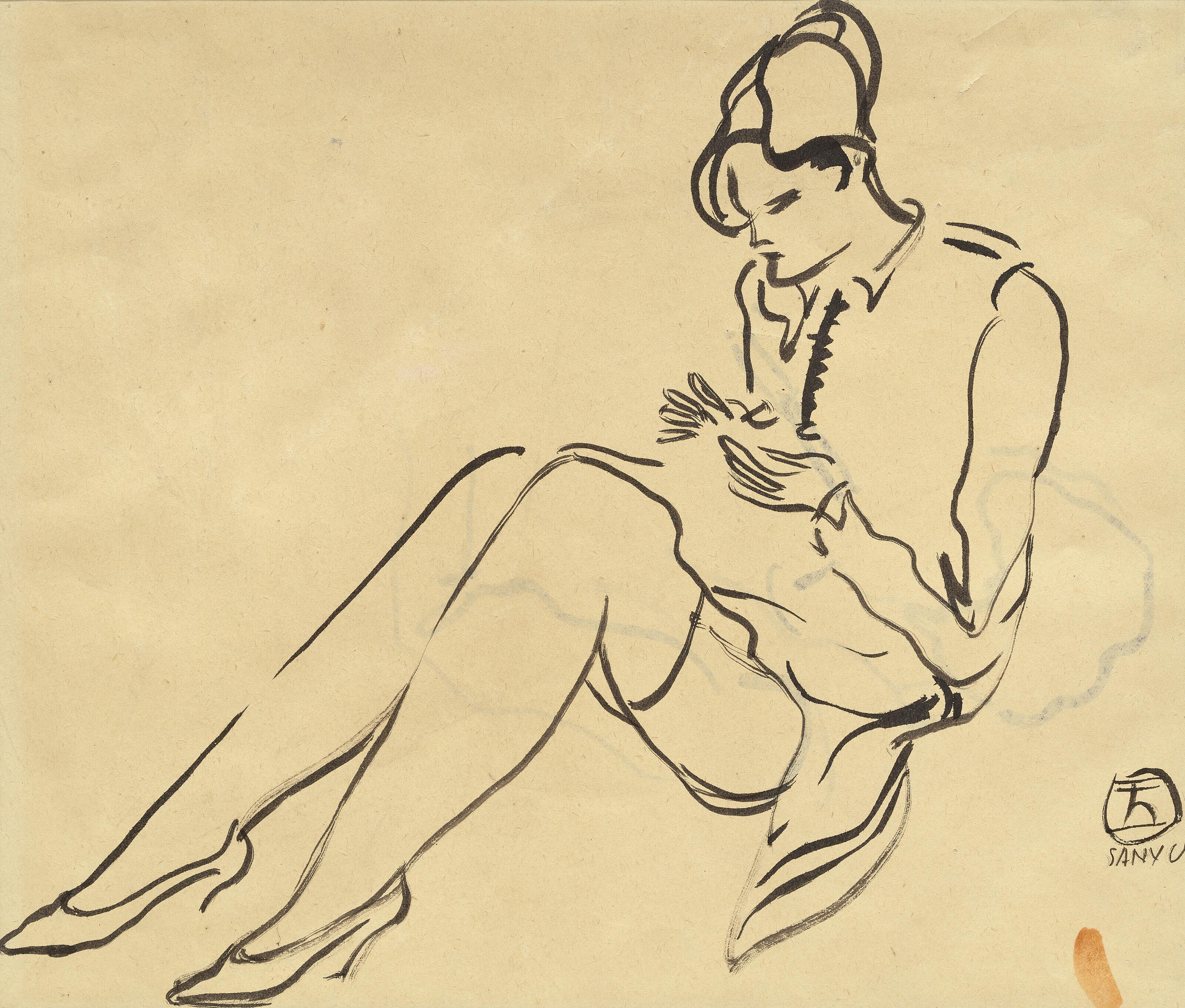 Sanyu - A Seated Lady