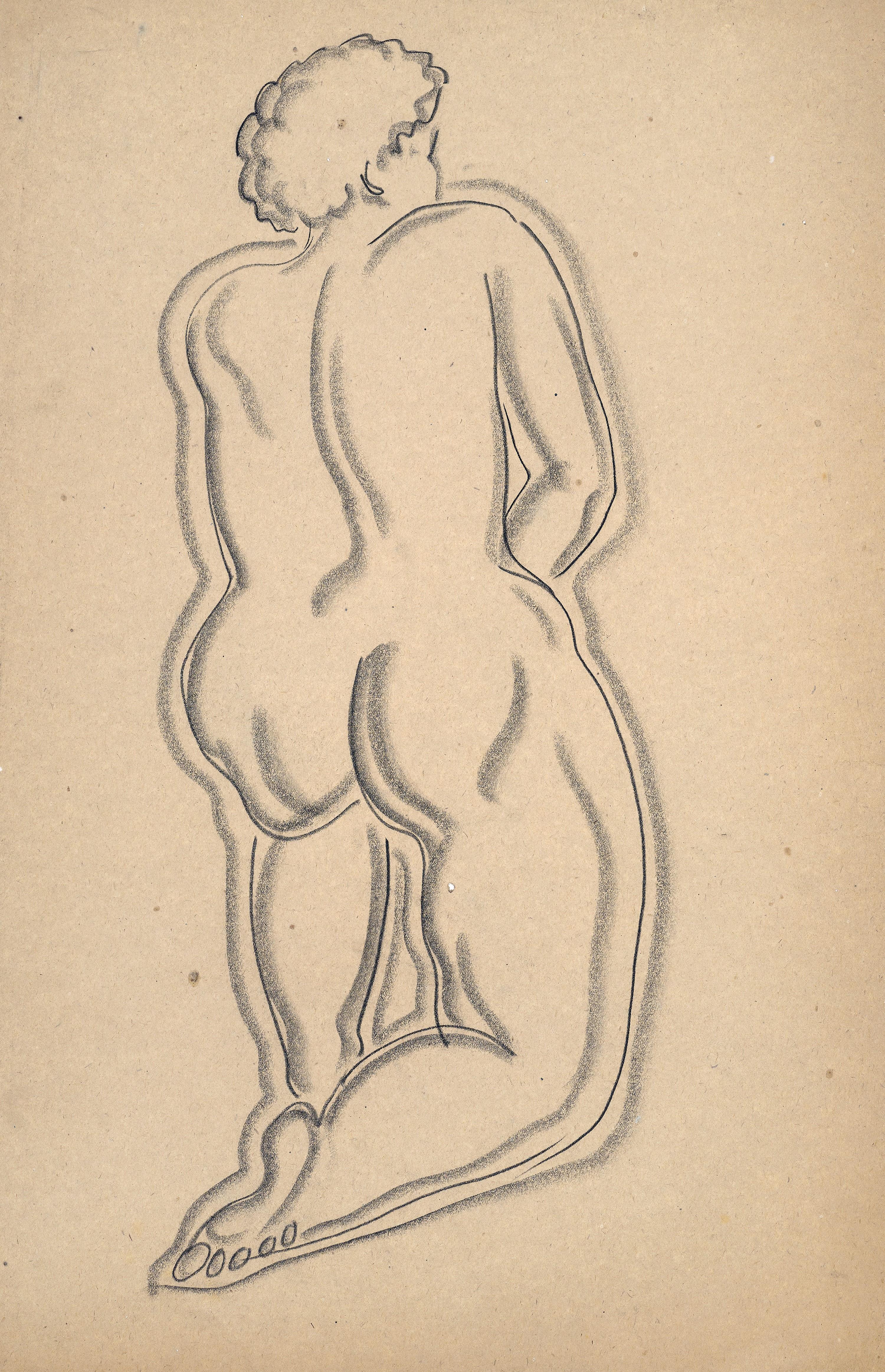 Sanyu - Back Of The Nude (Painted From 1920S To 1930S)
