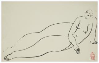 Sanyu - Femme Nue Aux Longues Jambes