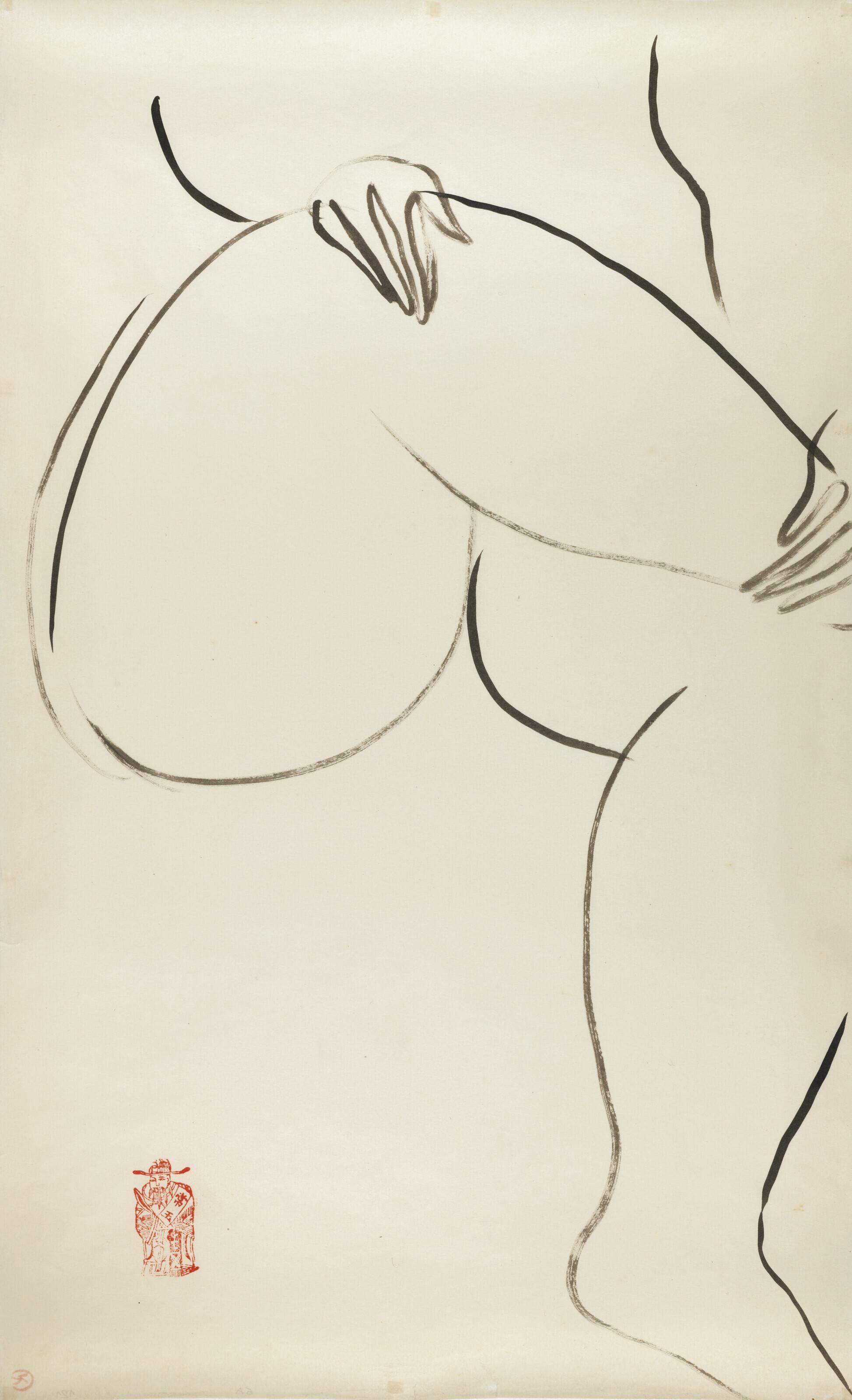 Sanyu - Jambes croisées