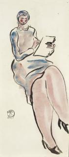 Sanyu - Lady Reading