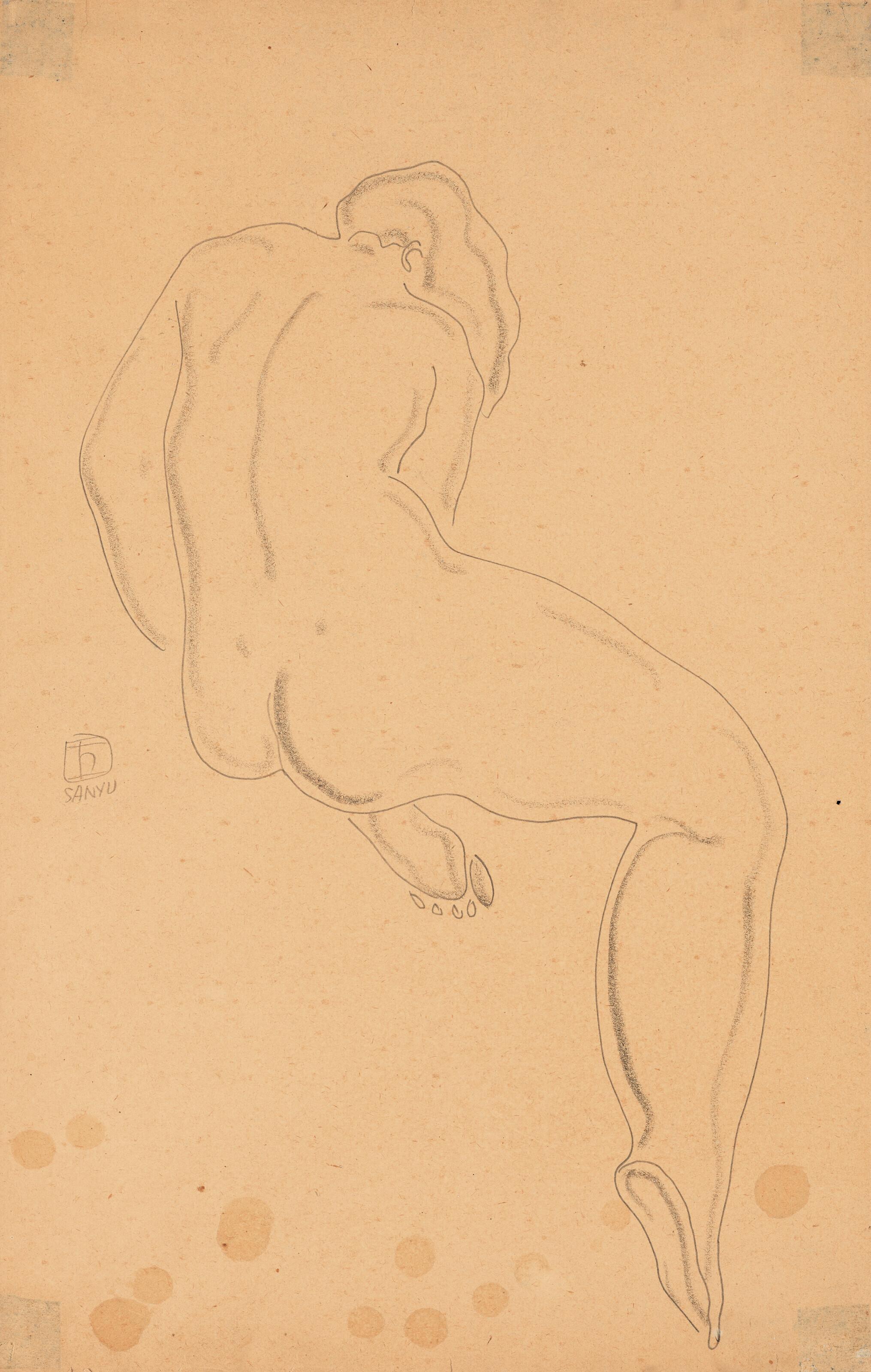 Sanyu - Nu de dos