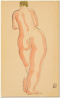 Sanyu - Nu Debout De Dos