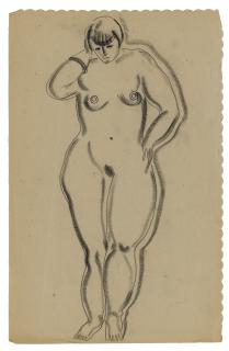 Sanyu - Nude With Raised Arm