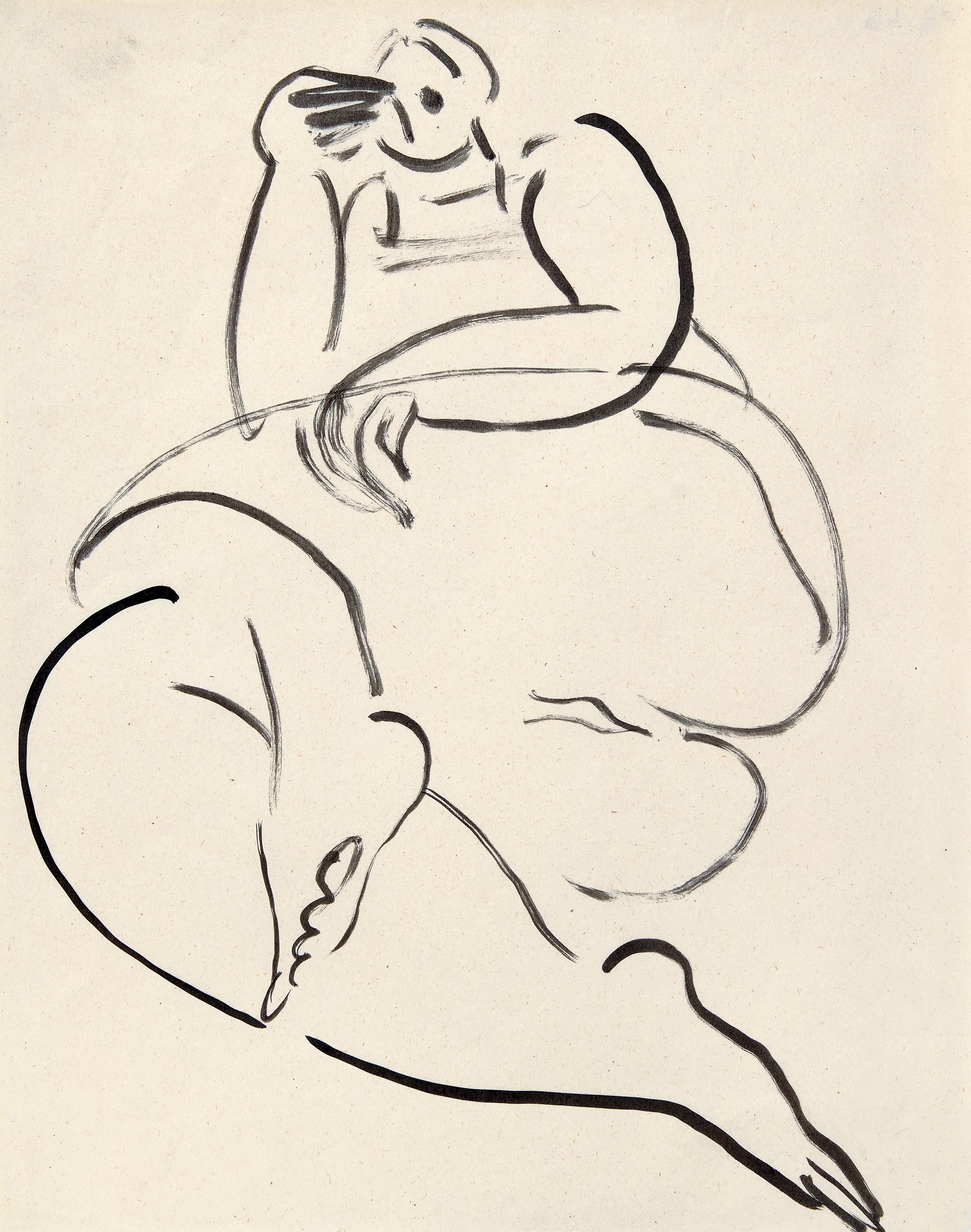 Sanyu - Reclining Nude