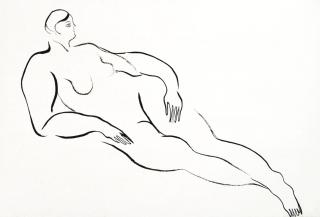 Sanyu - Reclining Nude