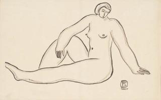 Sanyu - Seated nude
