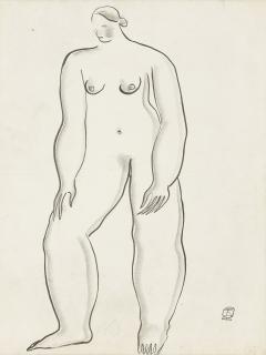 Sanyu - Standing Nude