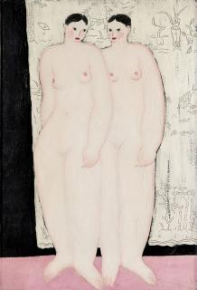 Sanyu - Two Standing Nudes