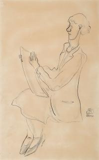 Sanyu - Woman Reading