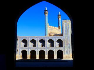 Saqi - The Shah Mosque, Isfahan (from the Inverted Bowl series)