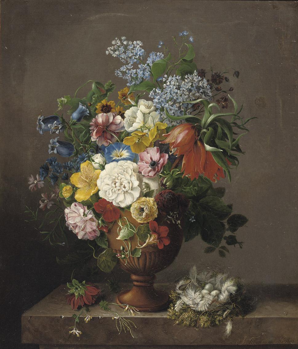 Sara Teixeira De Mattos - A colourful bouquet of various flowers