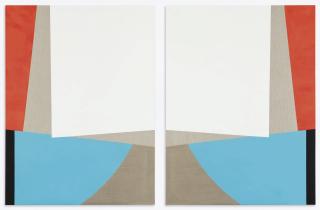 Sarah Crowner - Untitled (Diptych)