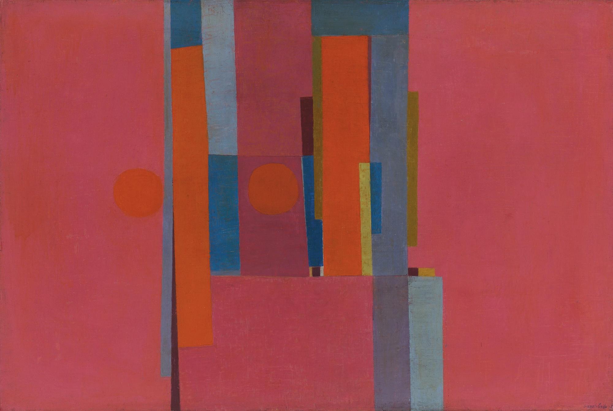 Sarah Grilo - Composición No. 23, En Rojos