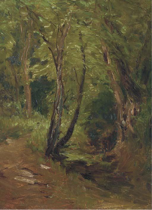 Sarah Henrietta Purser, H.R.H.A. - Woodland Path