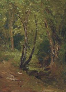 Sarah Henrietta Purser, H.R.H.A. - Woodland Path