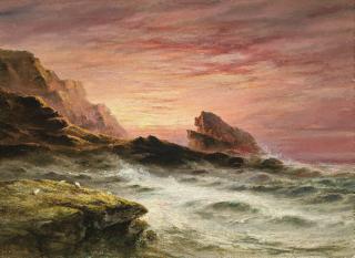 Sarah Louisa Kilpack - Sunset at Plemont Point, Jersey