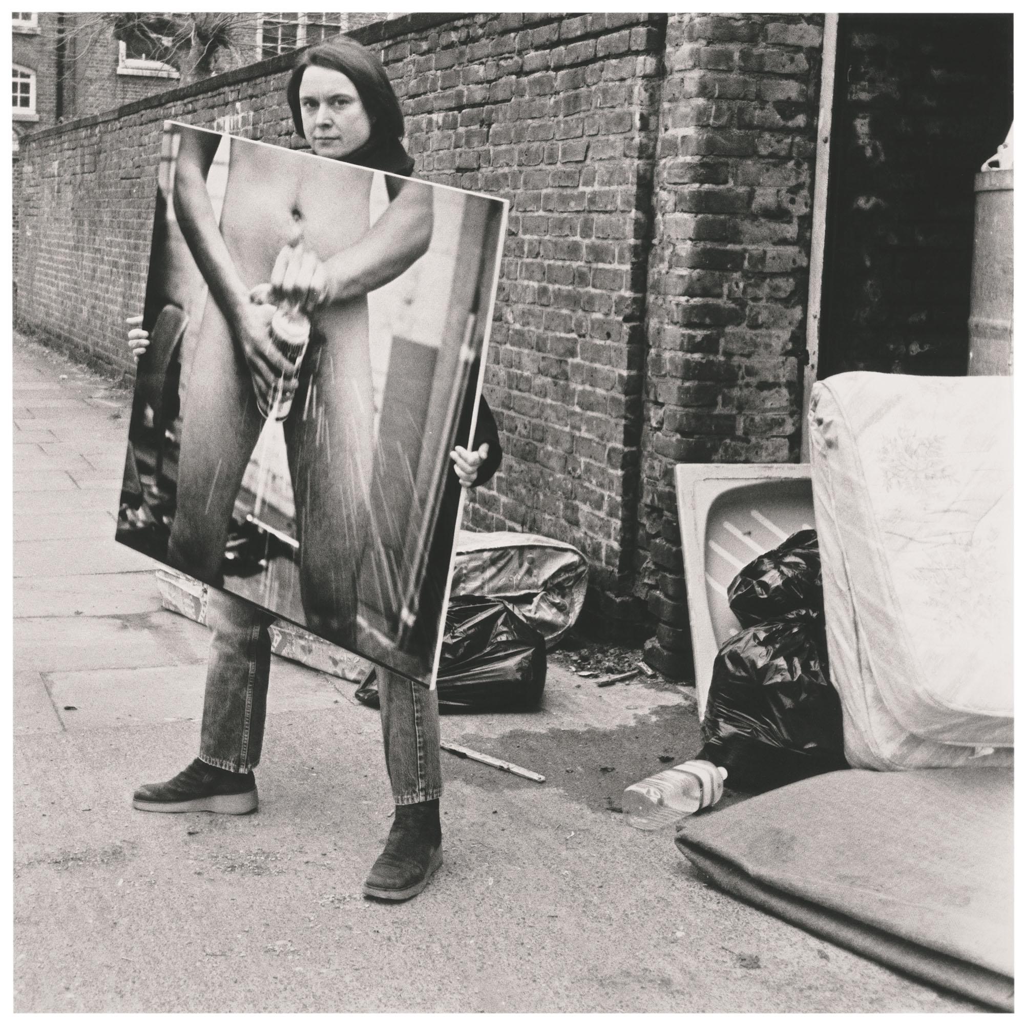 Sarah Lucas - Got a Salmon on in the Street