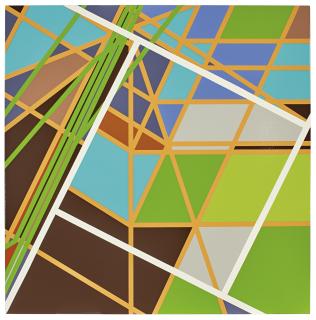 Sarah Morris - Pools-Munich [Miami], 2003