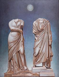 Sarantis Karavouzis - Paire de statues